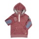 Sweat hoody enfant Lie de vin/rose léger - Horseware