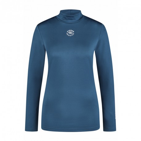 Pikeur - Polo demi col roulé - bleu